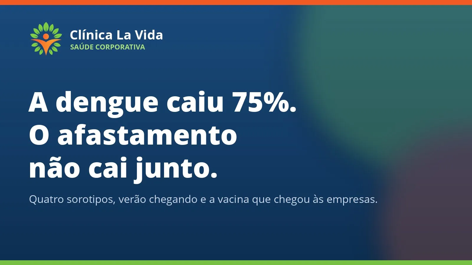 Dengue caiu 75% no país. O afastamento de quem pega não cai junto.